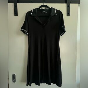 Cider Black Polo Mini Dress